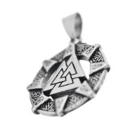 Edelstahlanhänger - Wotansknoten Valknut