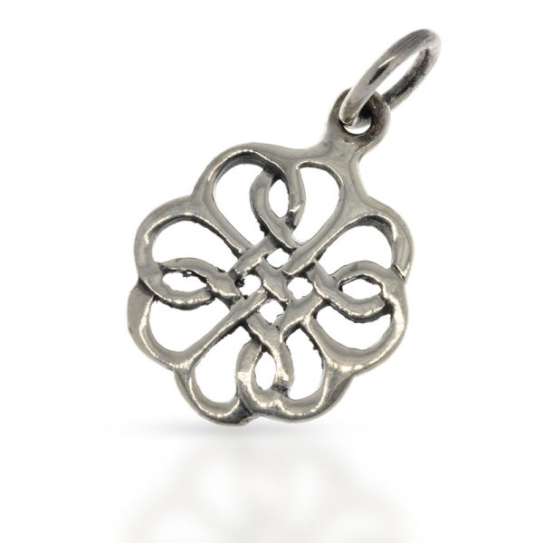 925 Sterling Silberanhänger - Keltischer Knoten
