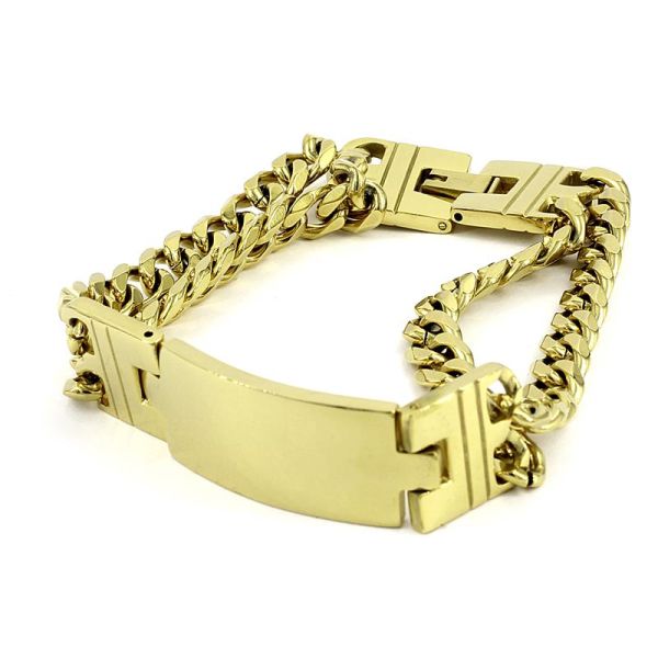 Edelstahlkette - Panzerkette GOLD