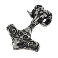 Stainless Steel Pendant – Thor’s Hammer with...