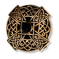 Bronze Brosche - Keltisches Kreuz