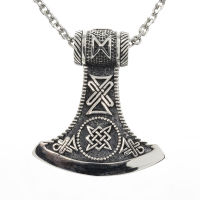 925 Sterling Silver Pendant - Thors Hammer "Fasam"