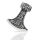 Thors Hammer “Fasam” with Geometric Knot Relief in 925 Sterling Silver