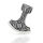 Thors Hammer with Triquetra and Triangle Knot in 925 Sterling Silver