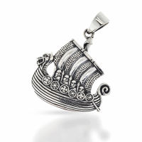 925 Silver pendant - Viking Ship