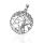 925 Sterling Silberanhänger - Lebensbaum mit keltischem Pentagram