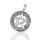 Pentagram Amulet with Encircling Interlace in 925 Sterling Silver