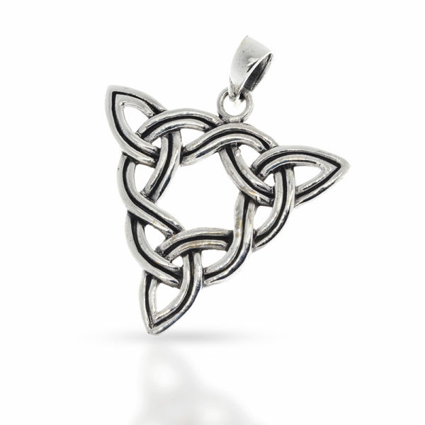 925 Sterling Silberanhänger - Keltischer Knoten