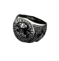 925 Sterling Silver Ring - Thors Hammer Signet Ring