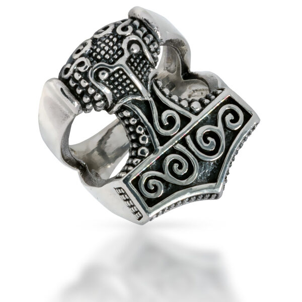 925 Sterling Silver Ring - Thors Hammer