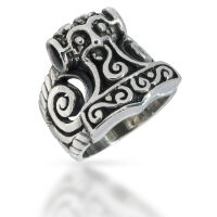 925 Sterling Silver Ring - Thorshammer Ring