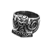 925 Sterling Silver Ring - Thorshammer Ring
