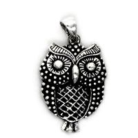 925 Sterling silver pendant - "Benja" owl
