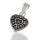 925 Sterling Silver Pendant – "Aria" Heart with Marcasites