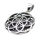 Flower of Life Pendant “Flora” with Depth Effect in 925 Sterling Silver