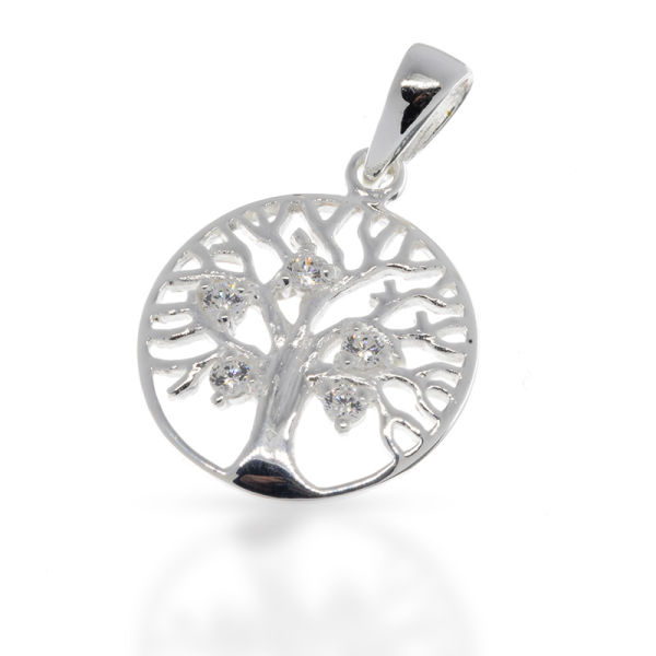 925 Sterling Silberanhänger - Lebensbaum- "Jivase"