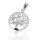 Tree of Life Pendant “Jivase” with Pale Accents in 925 Sterling Silver