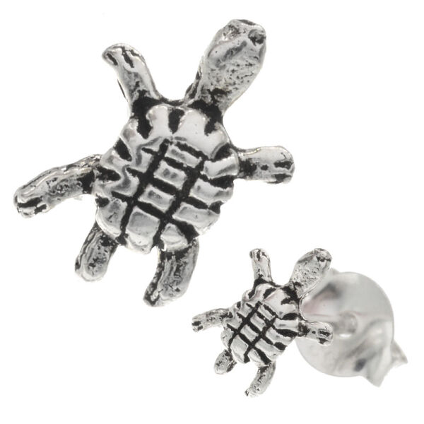 Silberohrstecker Schildkröte