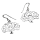 Silberohrhänger Lebensbaum