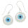 Silver earring Nazar Boncuk eye