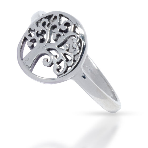 925 Sterling Silberring - Lebensbaum "Myvsolk" 56 (17,8 Ø) 7,6 US