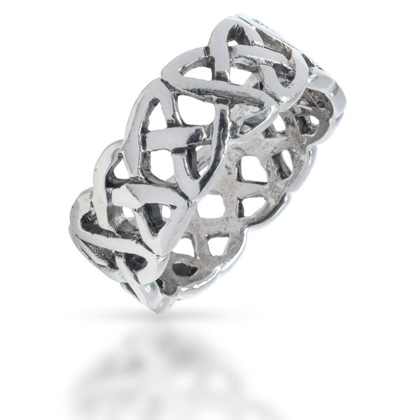 925 Sterling Silberring - Keltischer Knoten 52 (16,6 Ø) 6,1 US