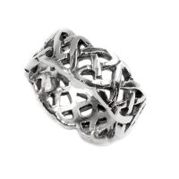 925 Sterling Silberring - Keltischer Knoten 52 (16,6 Ø) 6,1 US