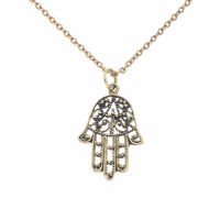 Bronzeanhänger - kleine Hamsa Hand