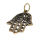Bronzeanhänger - kleine Hamsa Hand