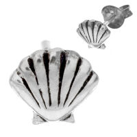 Silberohrschmuck - Muschel