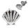 Silver earrings - Shell