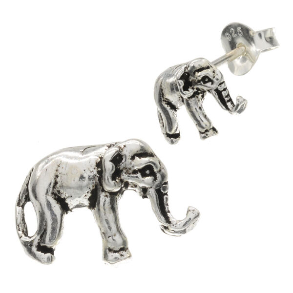 Silberohrstecker - Elefant