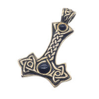 Bronzeanhänger Thorshammer Onyx