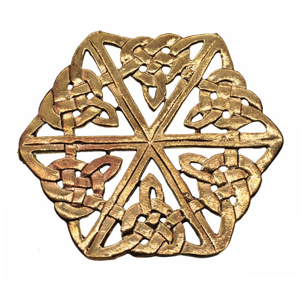Bronzebrosche - Keltischer Knoten