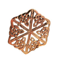 Bronze Brosche - Keltischer Knoten