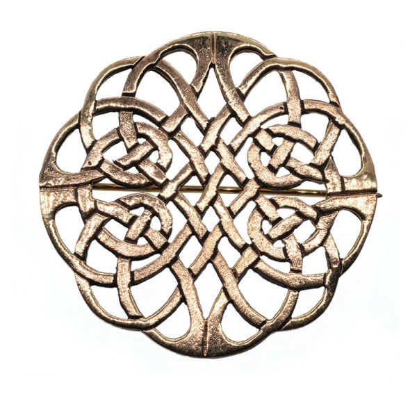 Bronzebrosche - Keltischer Knoten
