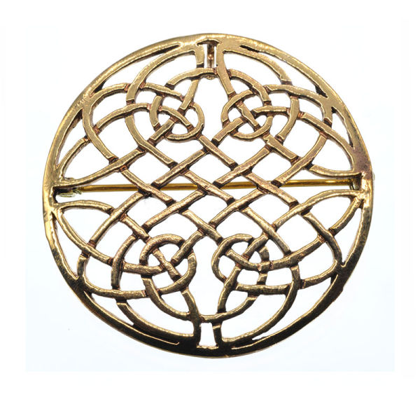 Bronze brooch - Celtic knot