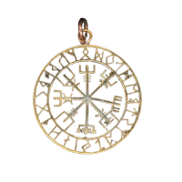 Bronze pendant - Vegvisir "Ygdal"
