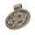 Bronzeamulett mit mystischem Zeichen