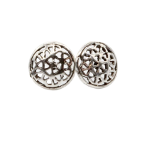 Silberohrschmuck - Blume des Lebens