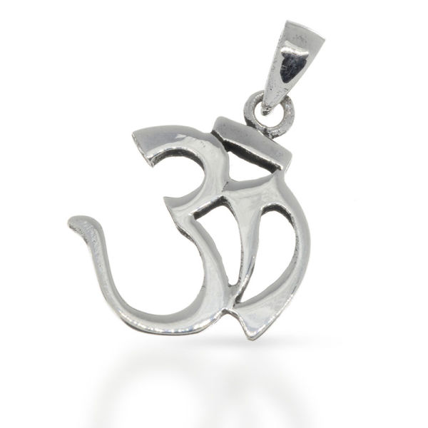 925 Sterling Silberanhänger - Heilige Silbe "Om" "Viko"