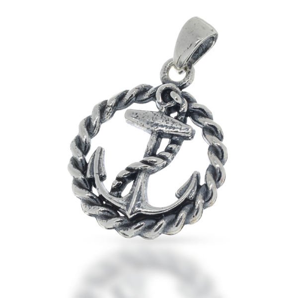925 Sterling Silberanhänger - Anker "Tau"