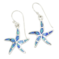 Starfish "Eagle Beach" With Synthetic  Opal -...