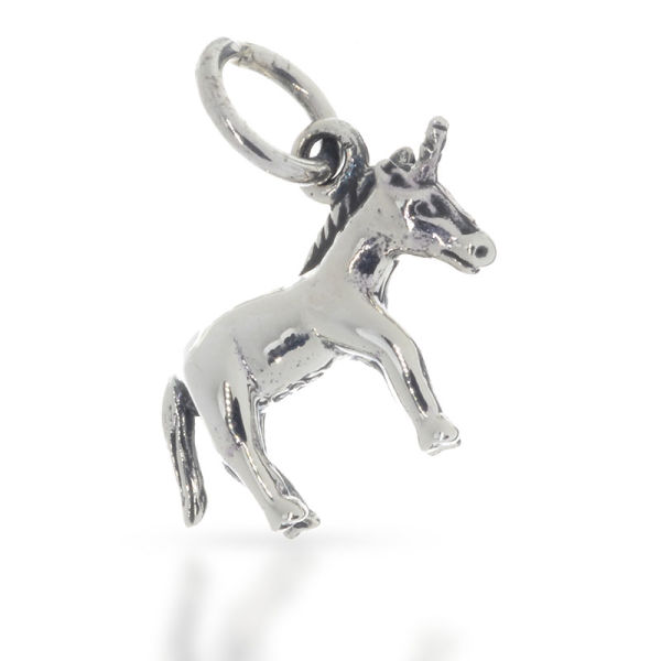 925 Sterling Silberanhänger - Einhorn "Winny"
