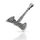 925 Sterling Silver Pendant - Viking Axe with Runes