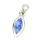 925 Sterling Silberanhänger - Auge des Meeres "Radhanagar Beach" mit synthetischem Opal