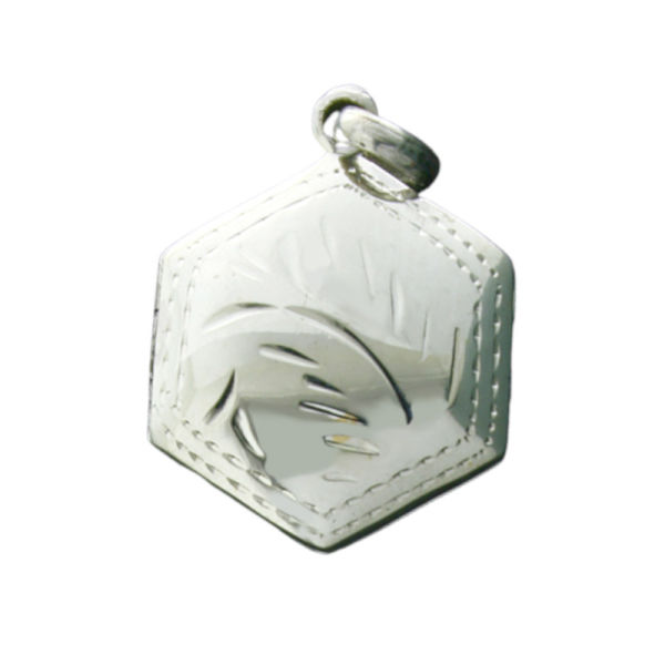 925 Sterling Silberanhänger - Medaillon "Iris"
