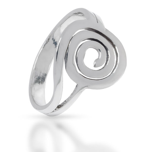 925 Sterling Silberring - Spirale 57 (18,1 Ø) 8,0 US