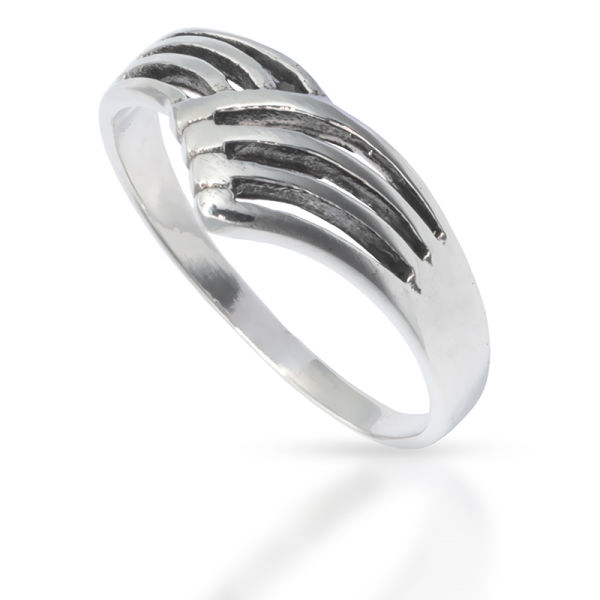 925 Sterling silver ring - Abstract pattern