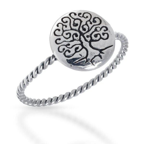 925 Sterling Silberring - Lebensbaum 53 (16,6 Ø) 6,1 US
